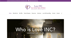 Desktop Screenshot of loveinthenameofchrist.org